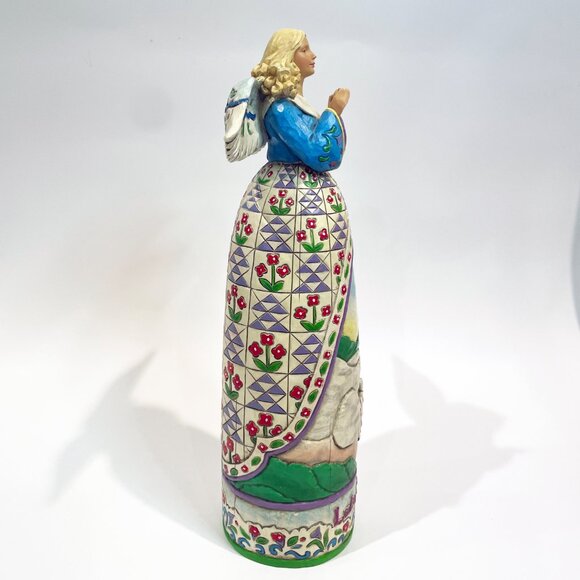 Jim Shore Heartwood Creek Resurrection Angel Figurine, 4004748, Luke 24: 5-6 - Picture 6 of 7
